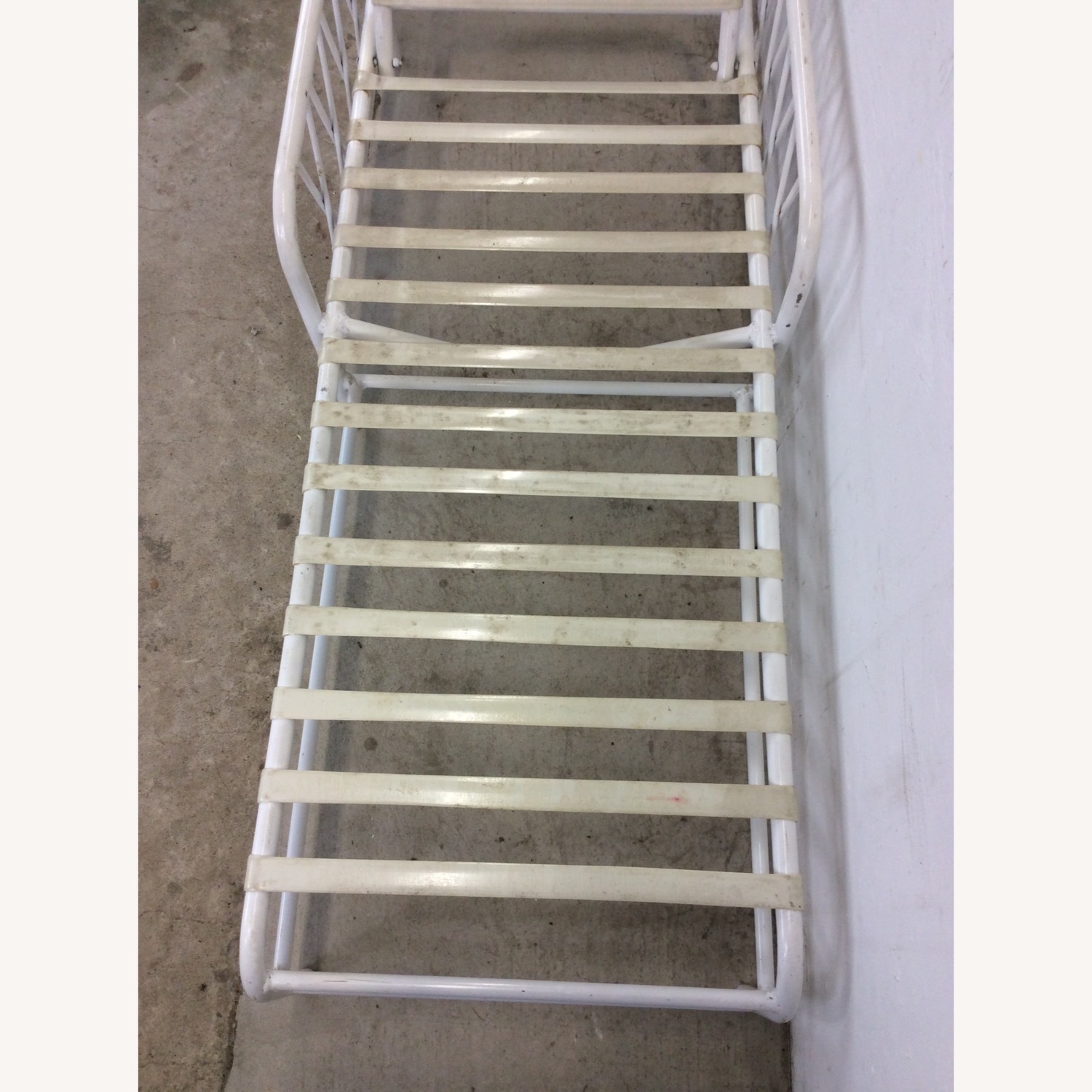 Vintage Outdoor Patio Adjustable Aluminum Lounger - image-22