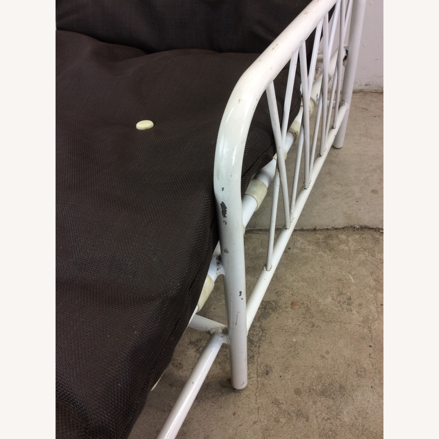 Vintage Outdoor Patio Adjustable Aluminum Lounger - image-10