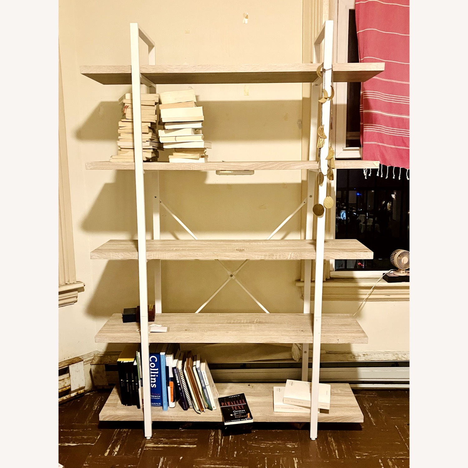 HOMISSUE Light Oak 5-level Shelf - image-2
