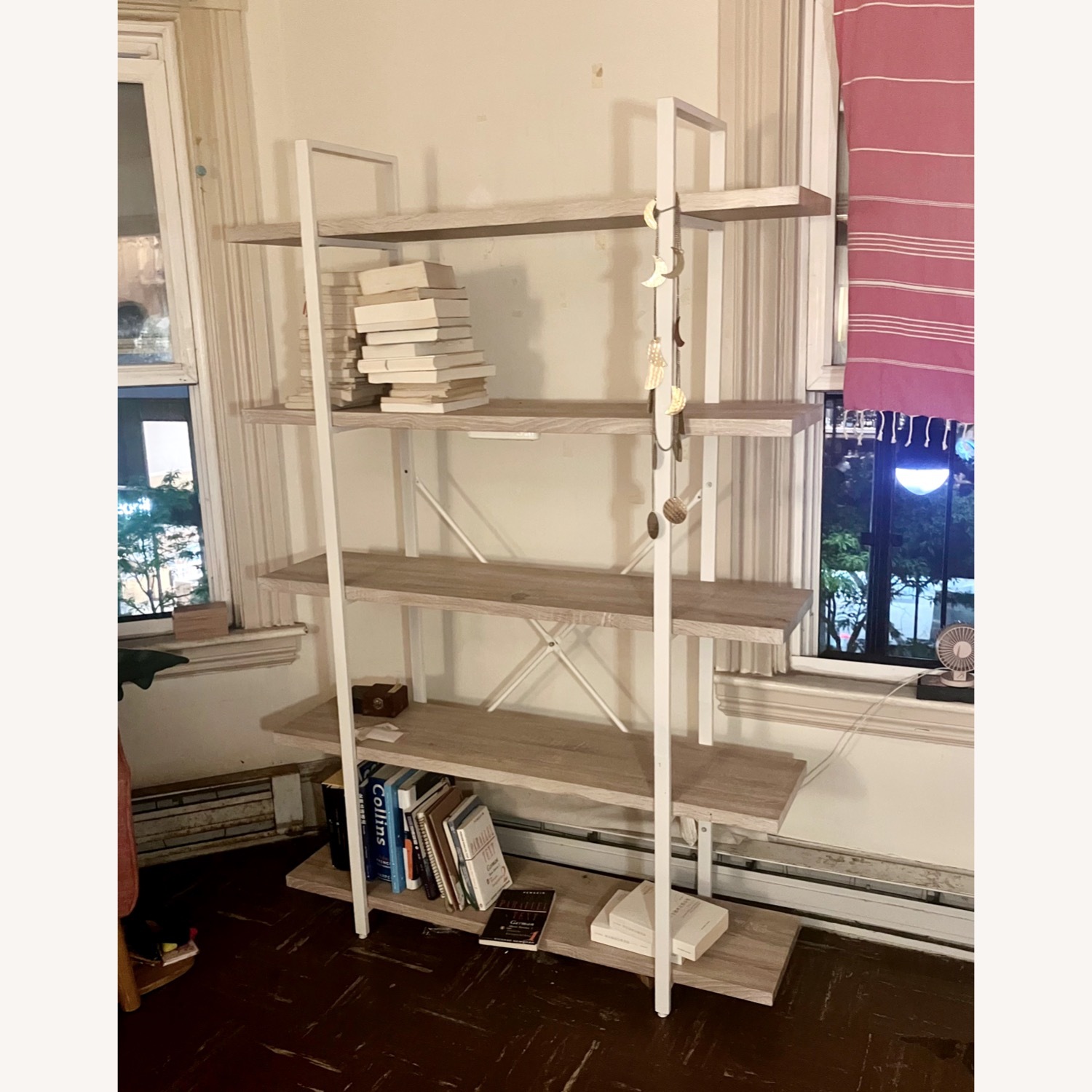 HOMISSUE Light Oak 5-level Shelf - image-7