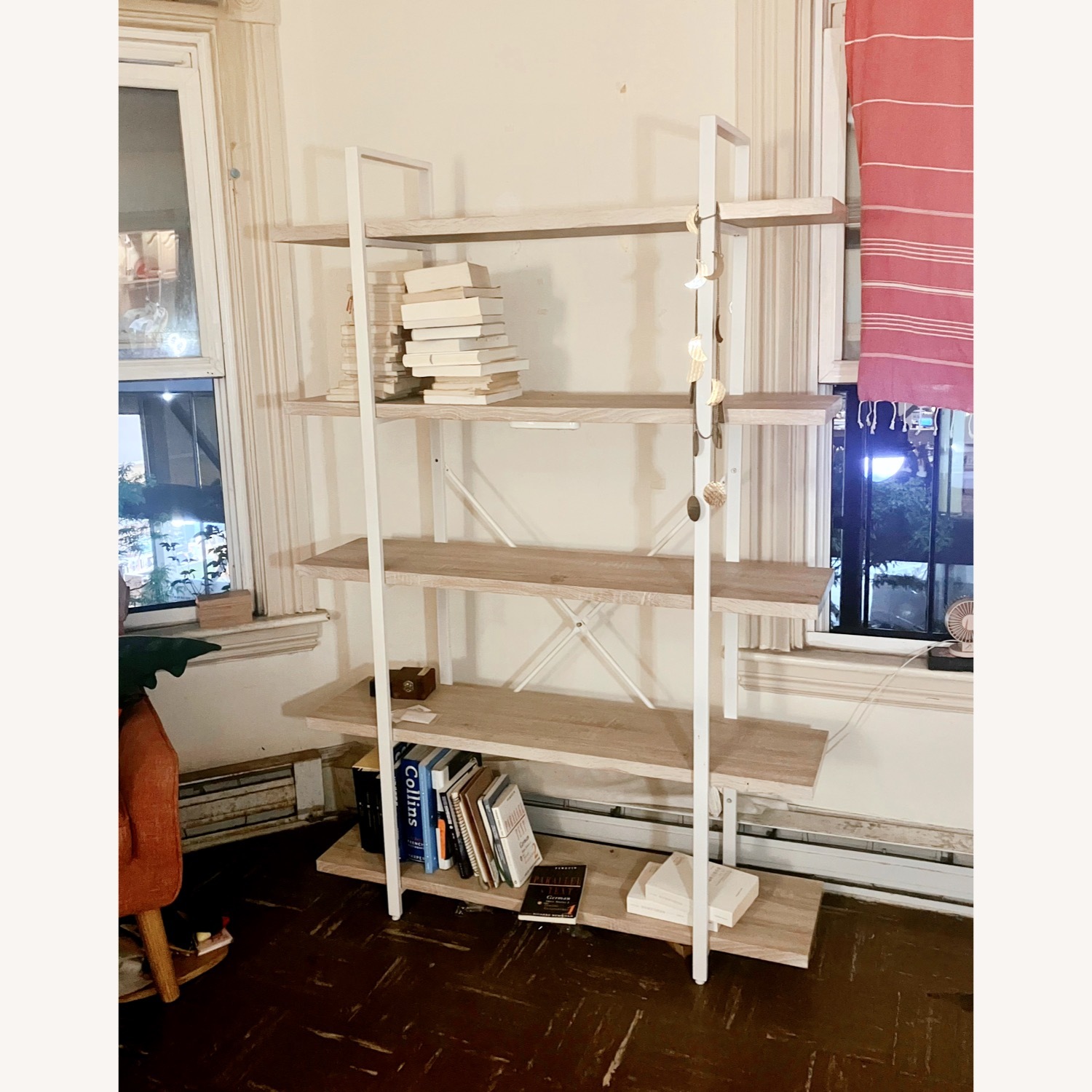 HOMISSUE Light Oak 5-level Shelf - image-1