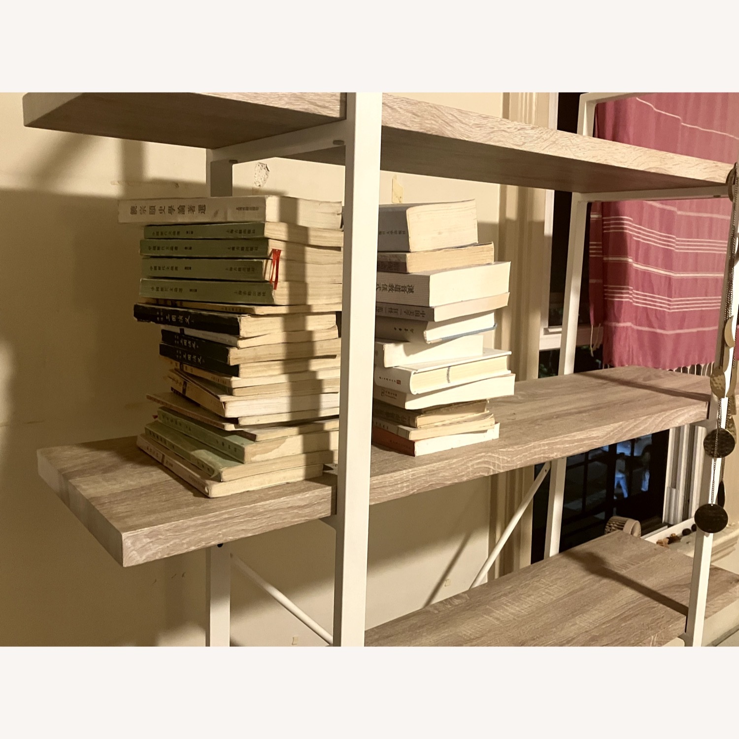 HOMISSUE Light Oak 5-level Shelf - image-3