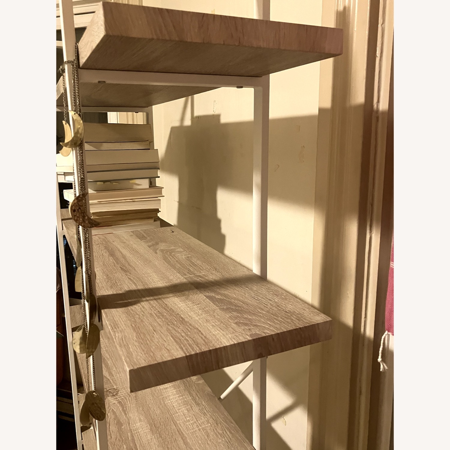 HOMISSUE Light Oak 5-level Shelf - image-4