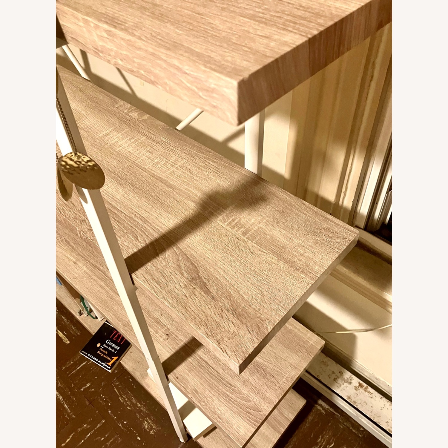 HOMISSUE Light Oak 5-level Shelf - image-6