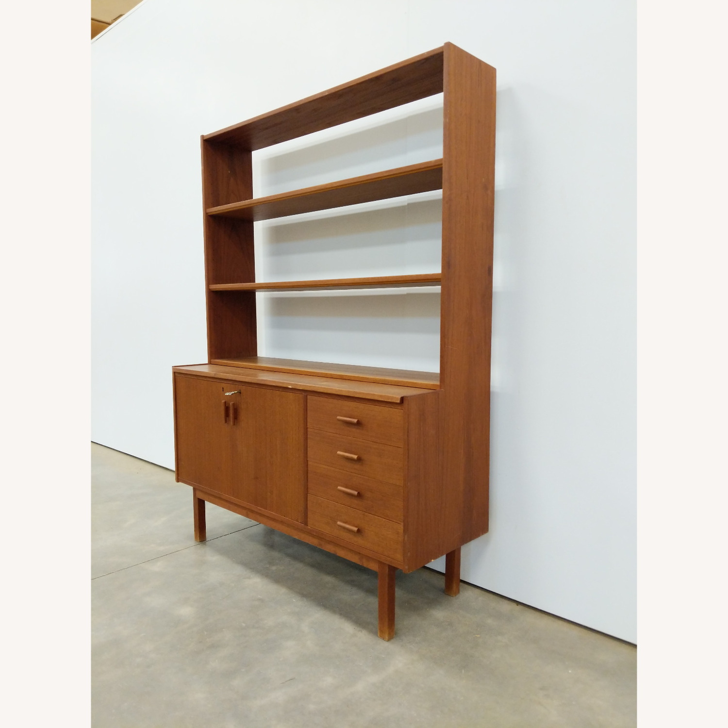Vintage Swedish Teak Sideboard / Secretary Desk - image-2