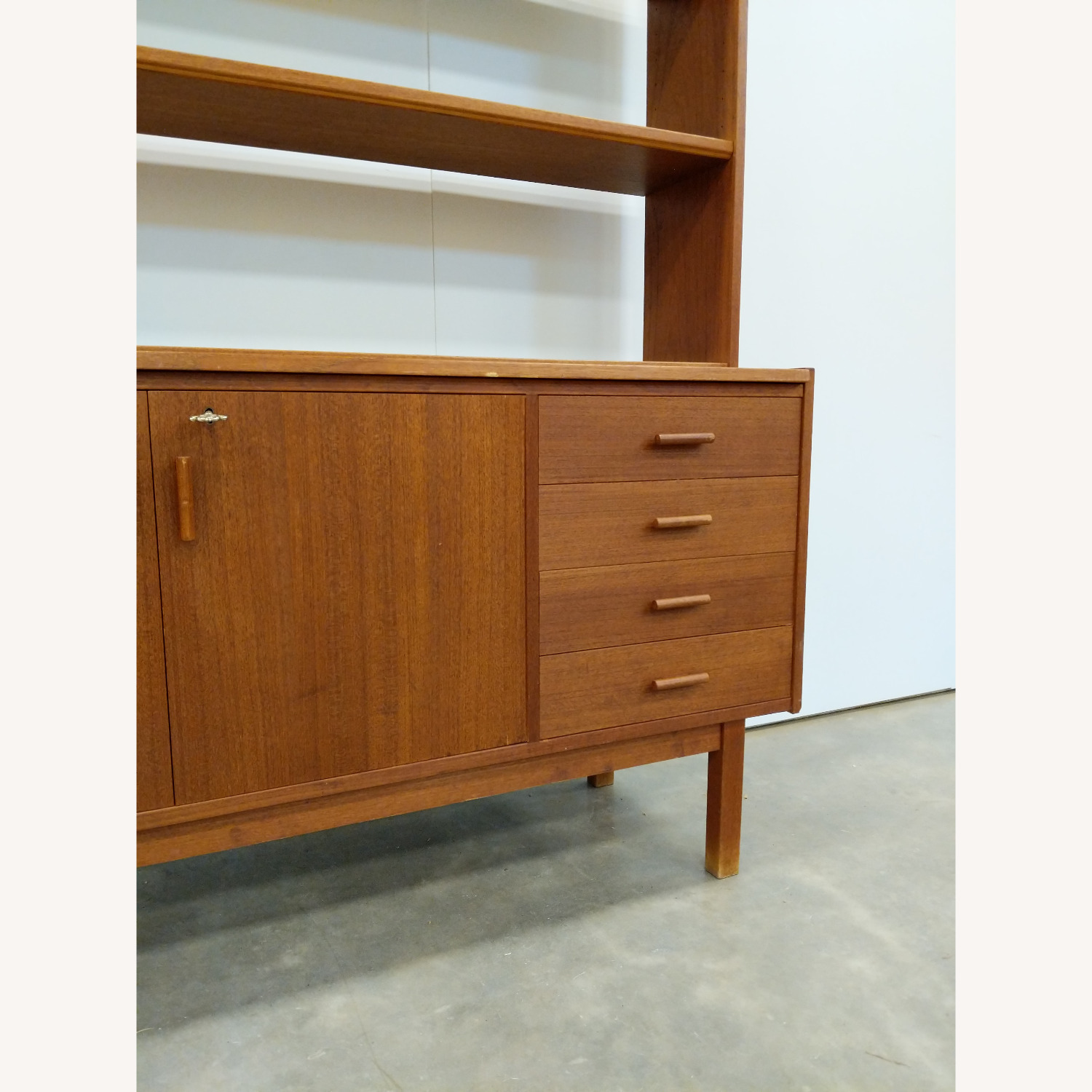 Vintage Swedish Teak Sideboard / Secretary Desk - image-7