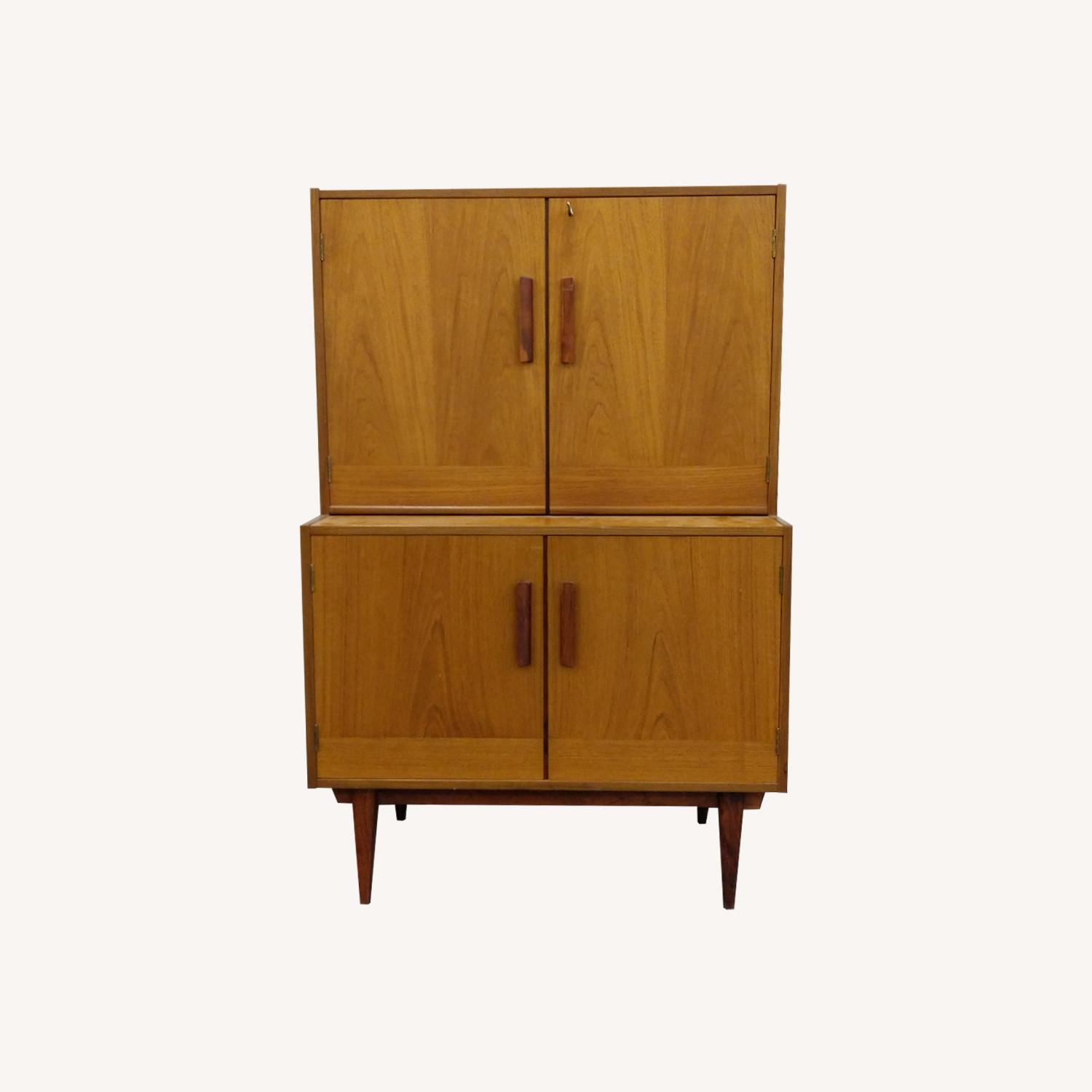 Vintage Swedish Modern Teak Cabinet / Sideboard - image-0