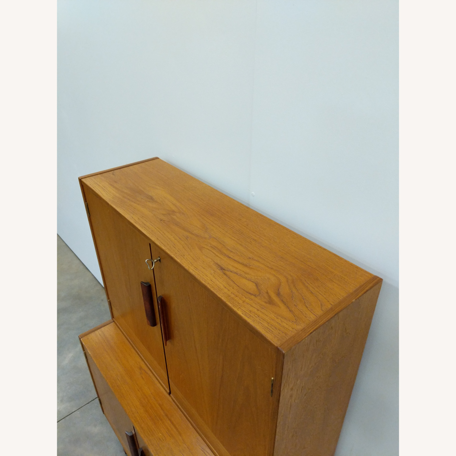 Vintage Swedish Modern Teak Cabinet / Sideboard - image-4