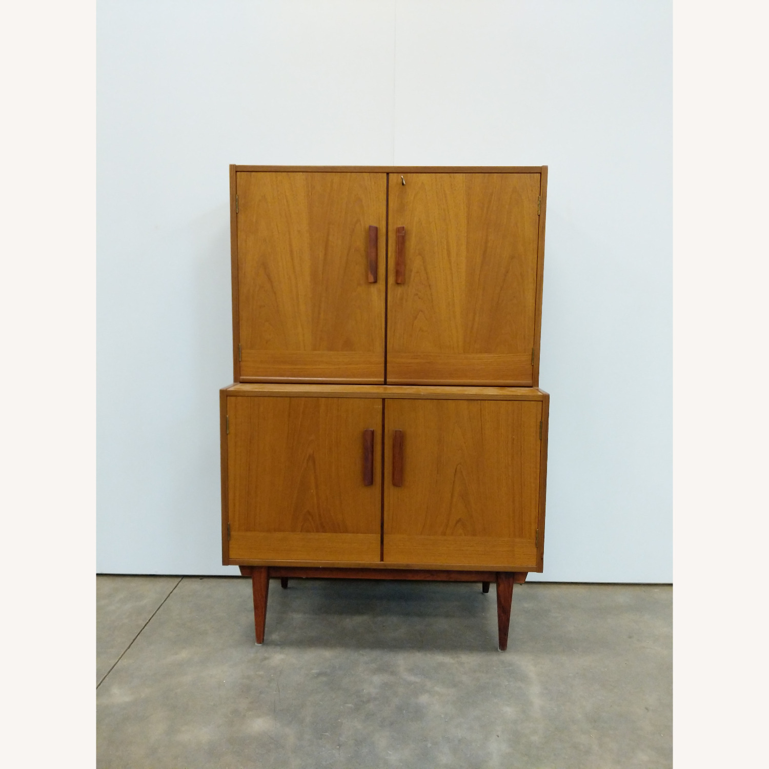 Vintage Swedish Modern Teak Cabinet / Sideboard - image-1
