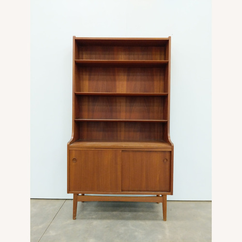 Used Vintage Danish Modern Teak Bookshelf / Cabinet for sale on AptDeco