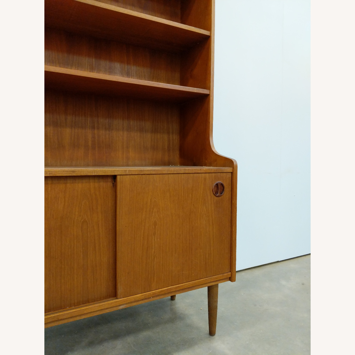 Vintage Danish Modern Teak Bookshelf / Cabinet - image-6