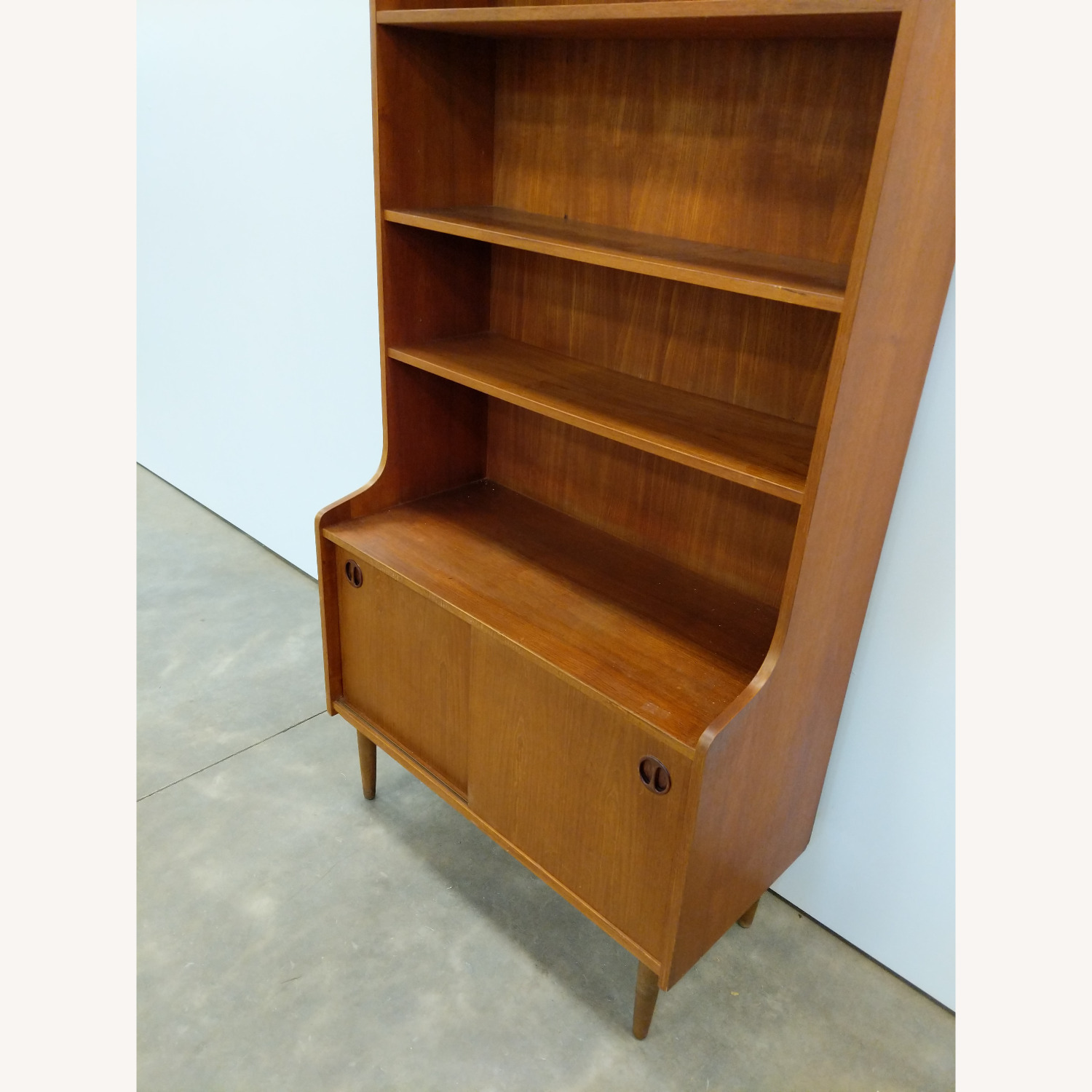 Vintage Danish Modern Teak Bookshelf / Cabinet - image-4