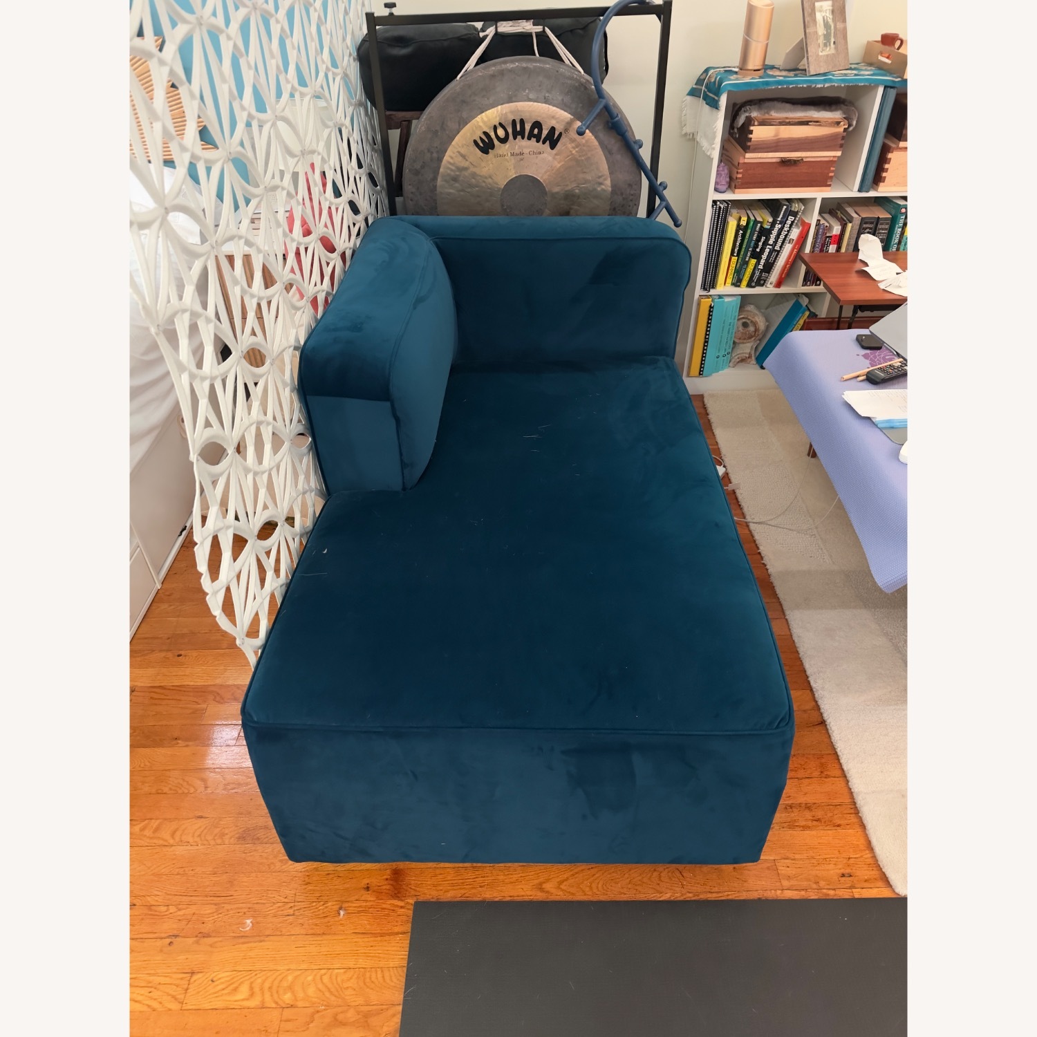 Joybird Chaise in Royale Cobalt (left arm) - image-5