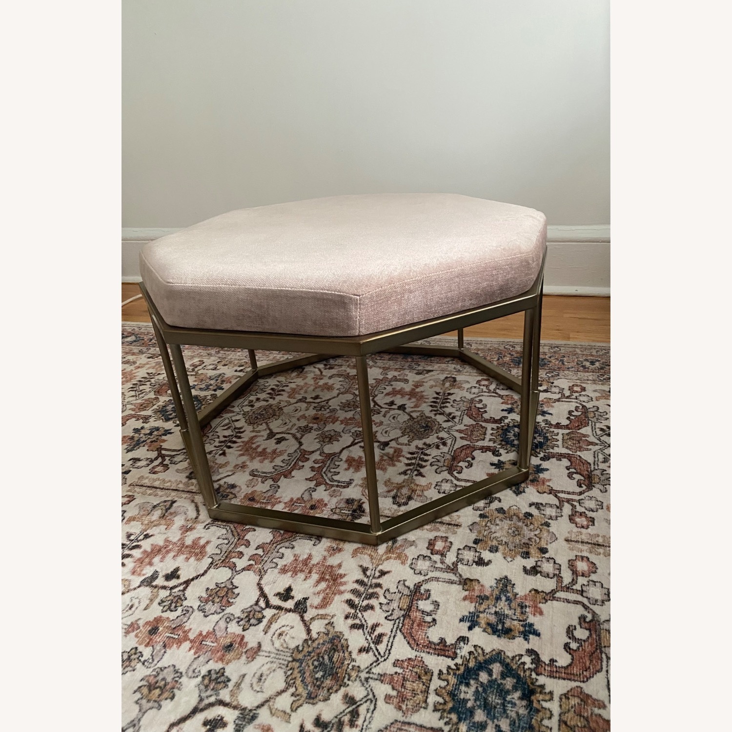 West Elm Roar + Rabbit Octagonal Ottoman - image-1