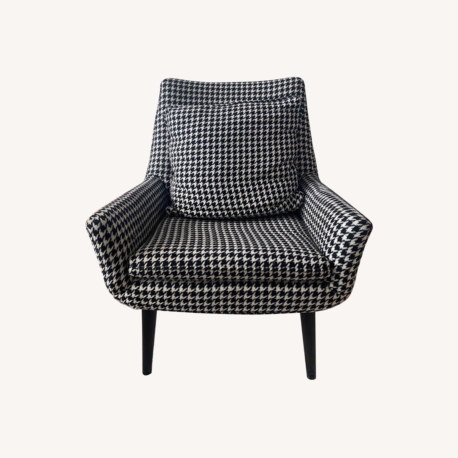 Jonathan Adler Houndstooth Chair - image-0