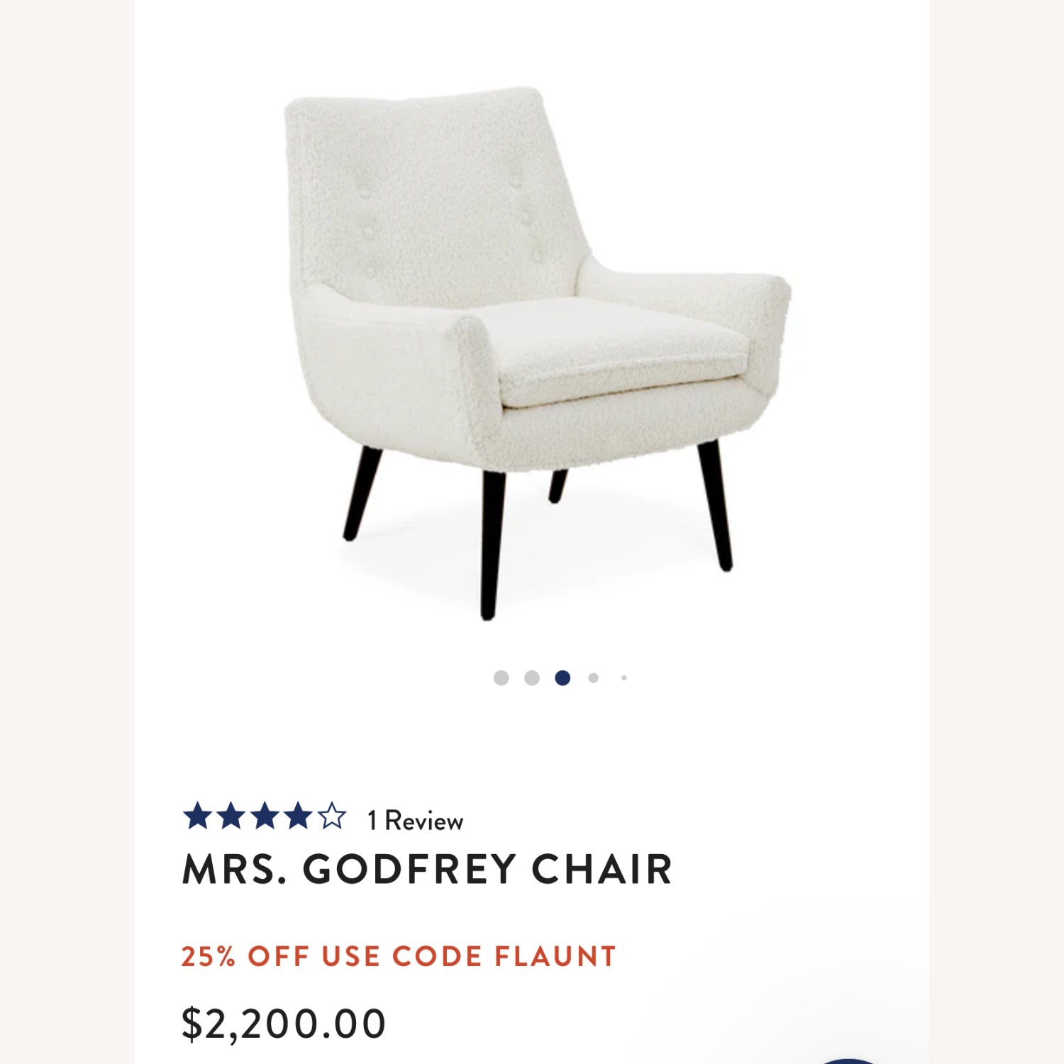 Jonathan Adler Houndstooth Chair - image-3