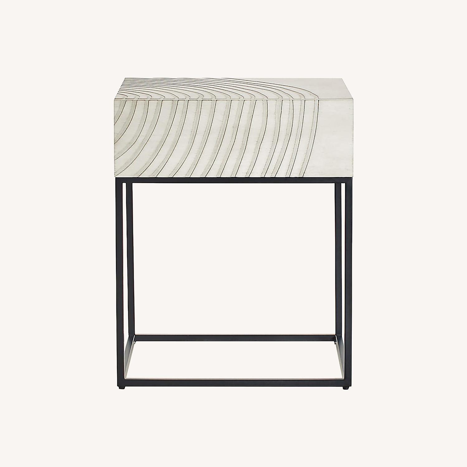 Crate & Barrel Nightstand Table - image-0