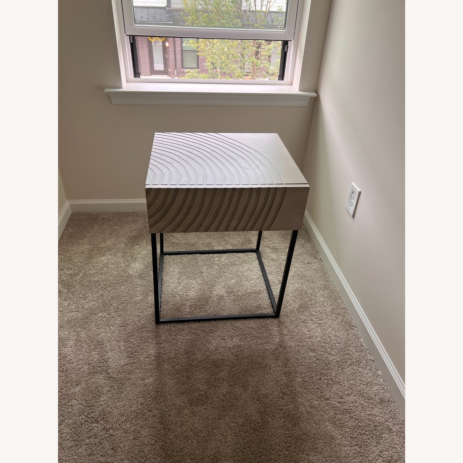 Crate & Barrel Nightstand Table - image-5