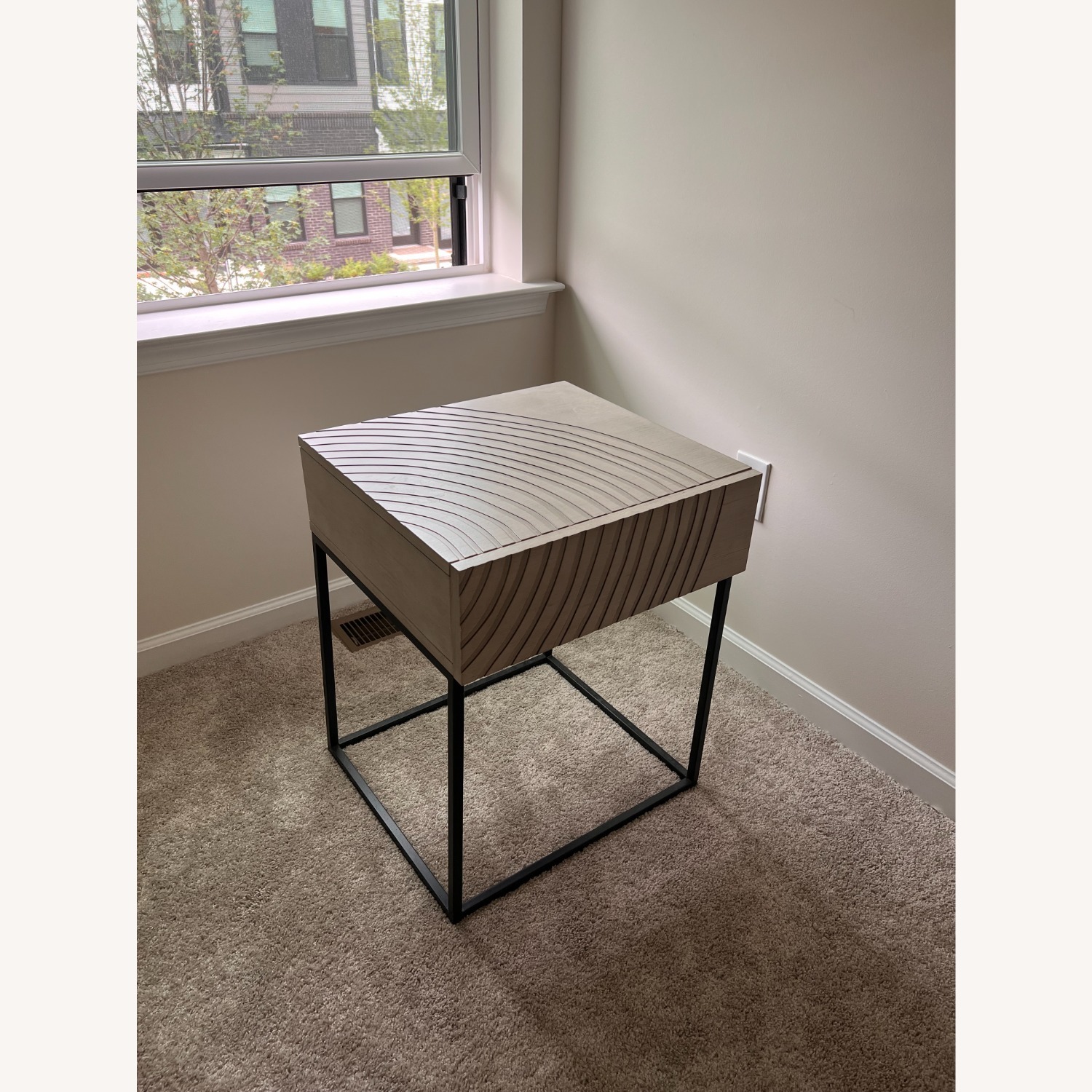 Crate & Barrel Nightstand Table - image-4