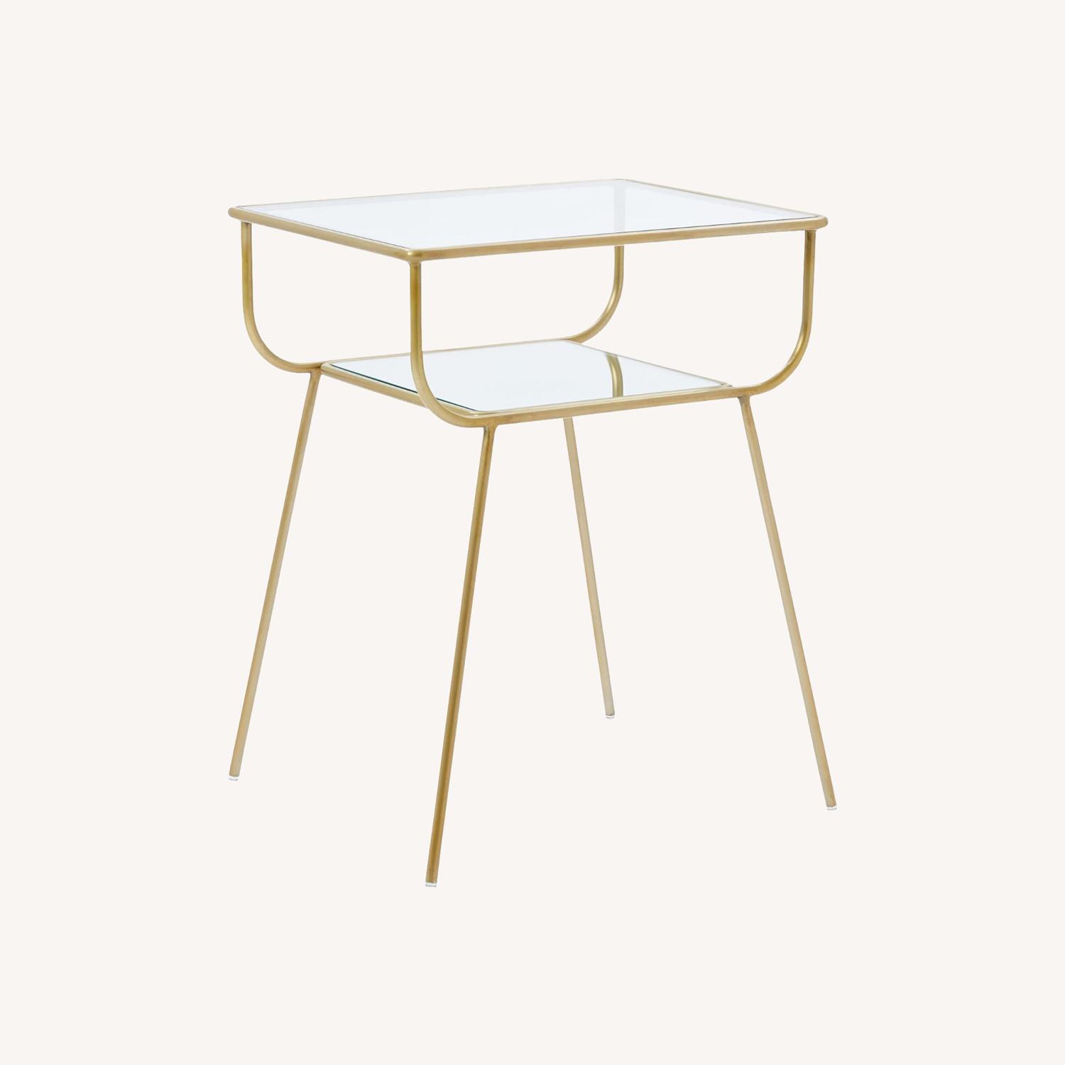 West Elm Curved Terrace Nightstand - image-0