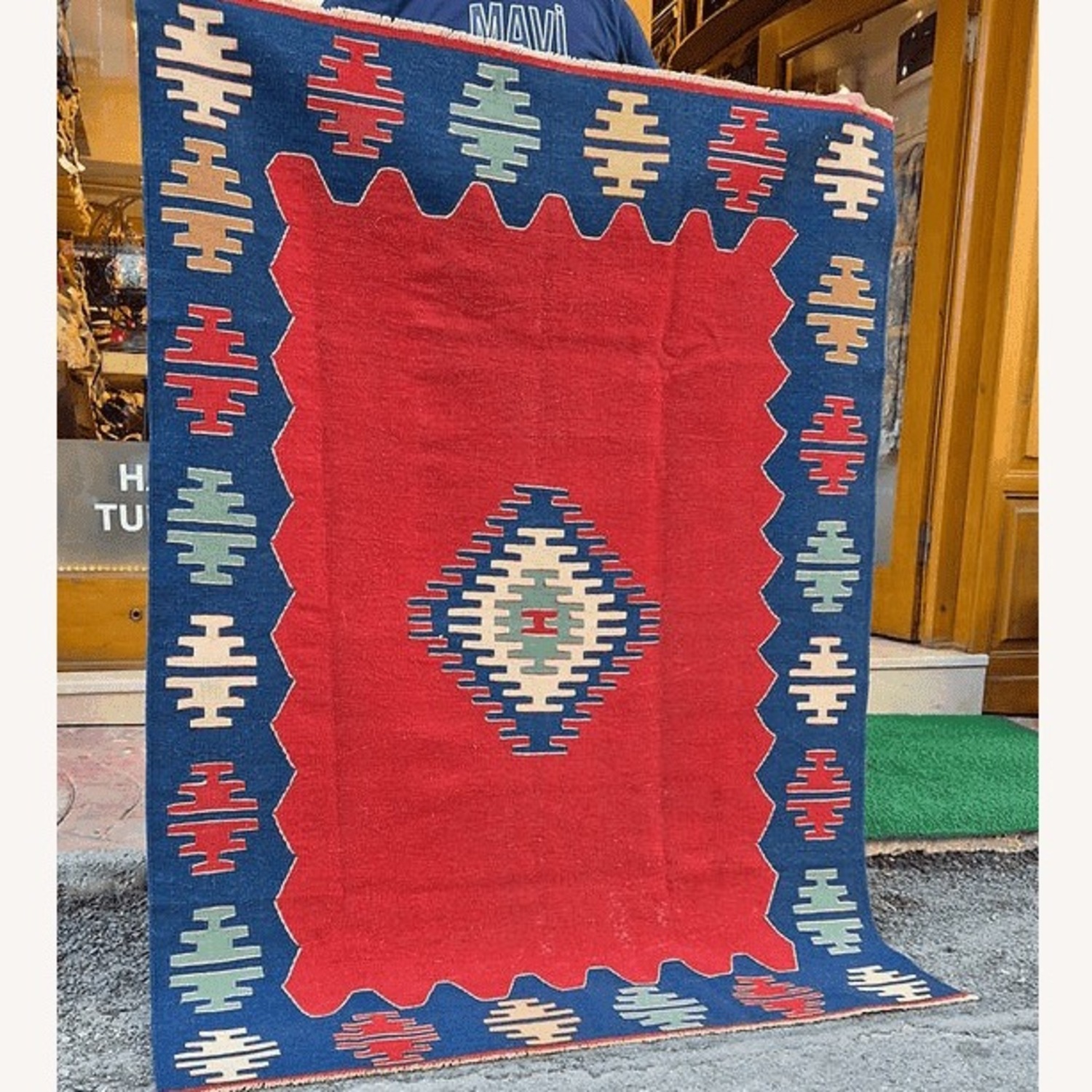 Oushak Modern Minimalist Rug By Kilim Couture - image-5