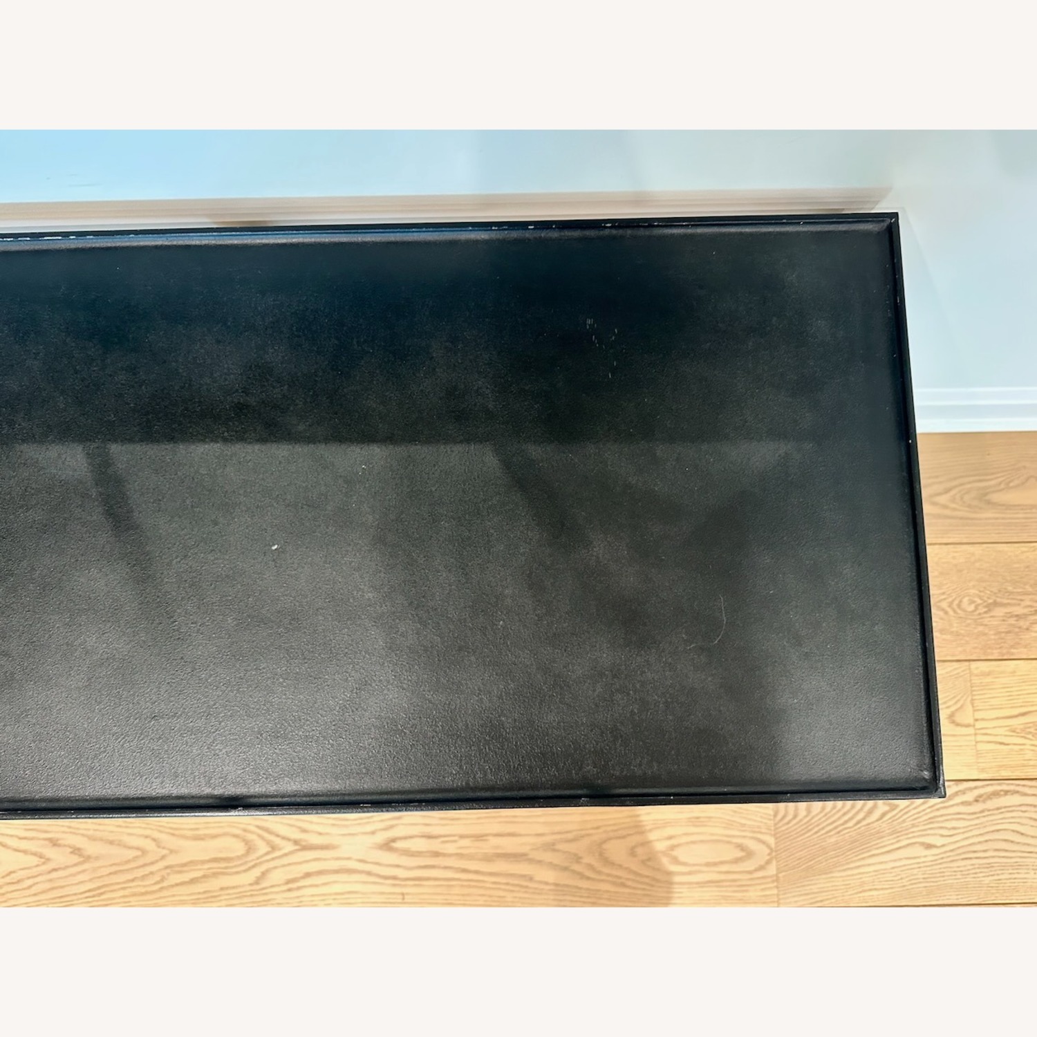 Silviano 84" Rectangular Black Iron and Steel Console Table - image-6