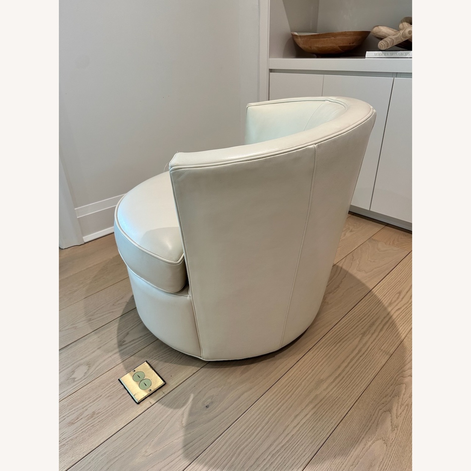 Room&Board Otis Leather Swivel Chair - image-13
