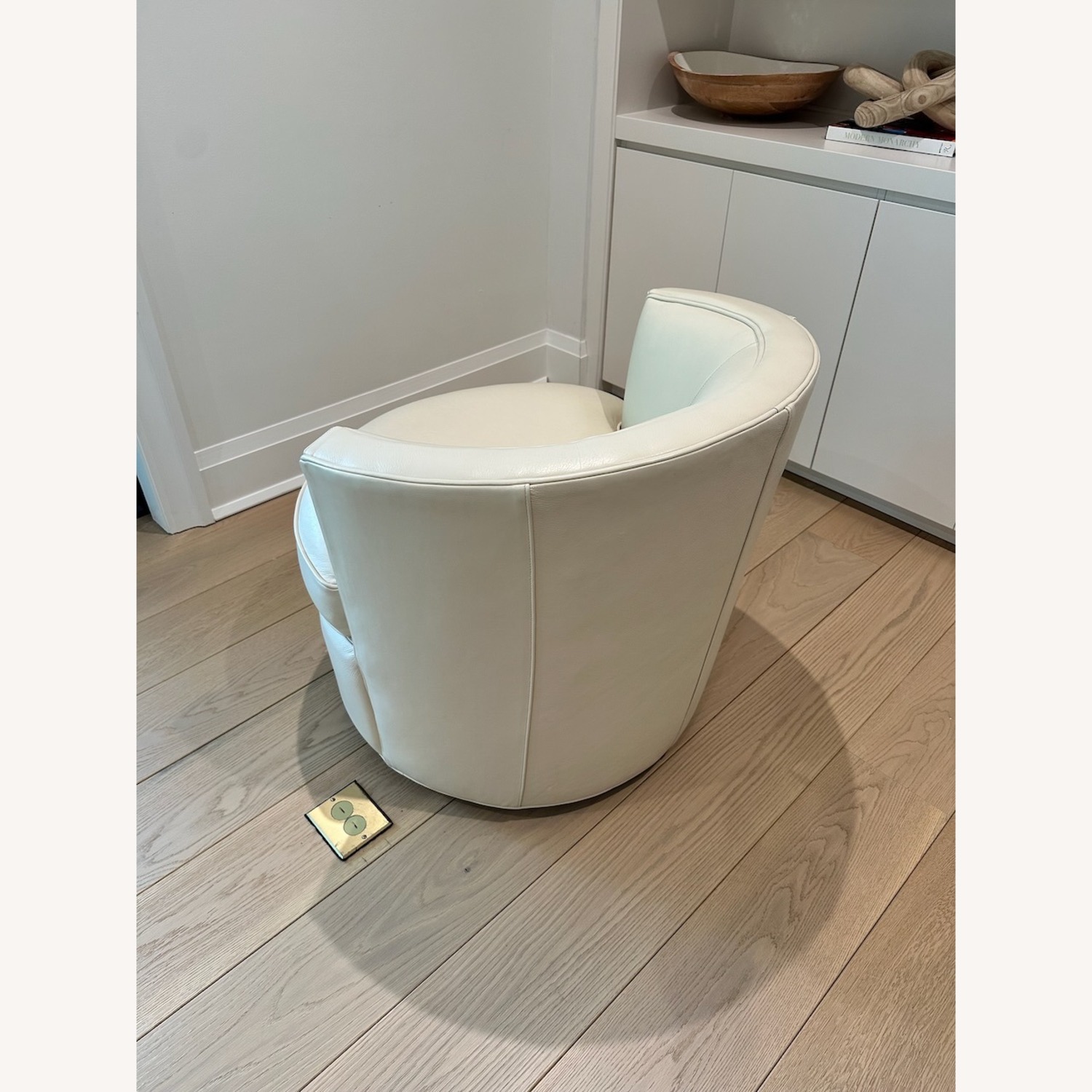 Room&Board Otis Leather Swivel Chair - image-5