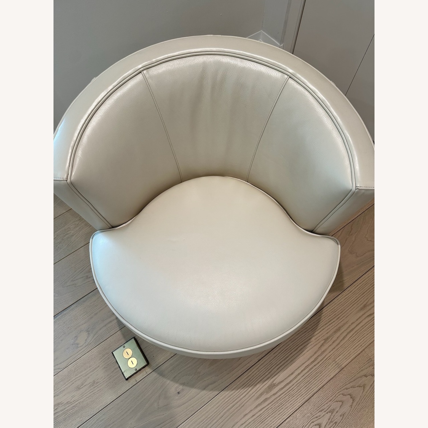 Room&Board Otis Leather Swivel Chair - image-16