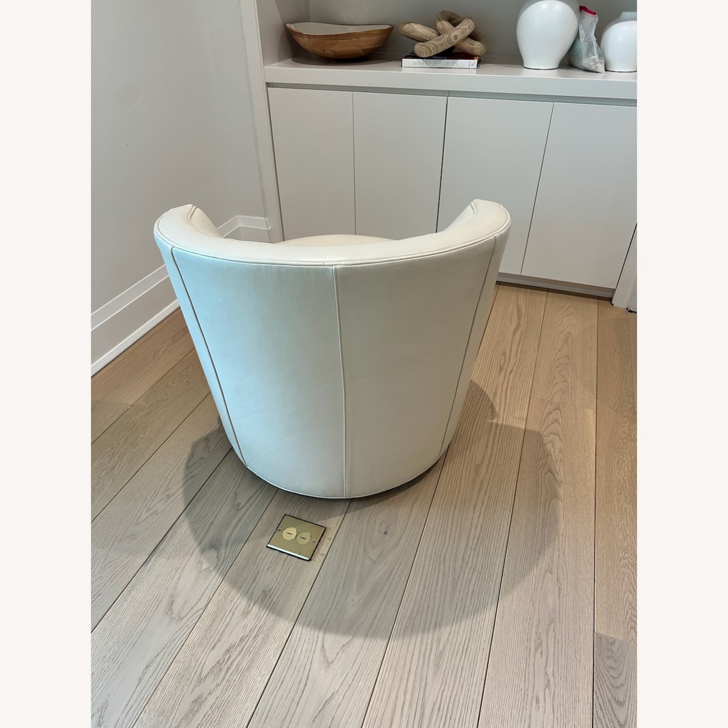 Room&Board Otis Leather Swivel Chair - image-4