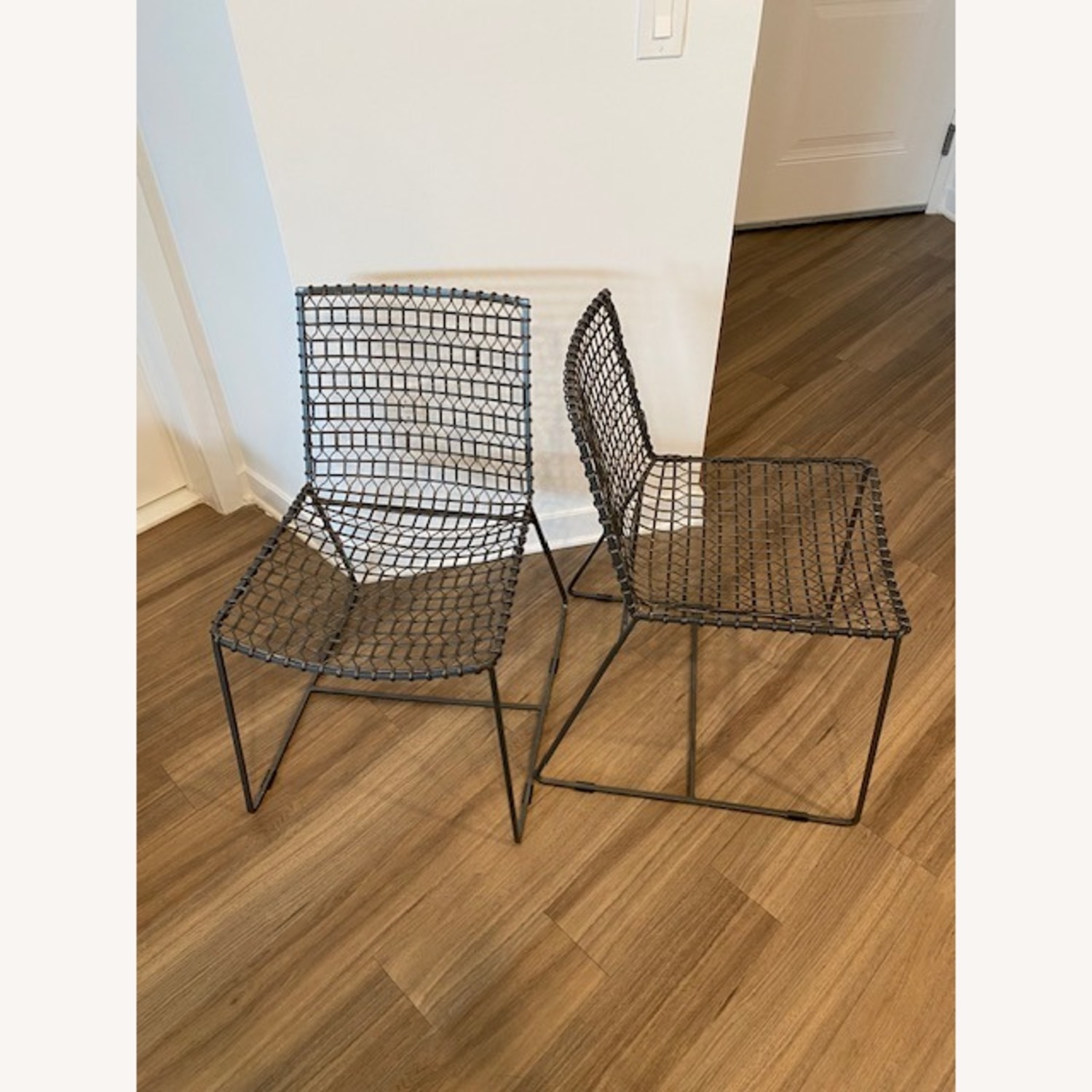 Crate & Barrel Tig Metal Dining Chair - image-2