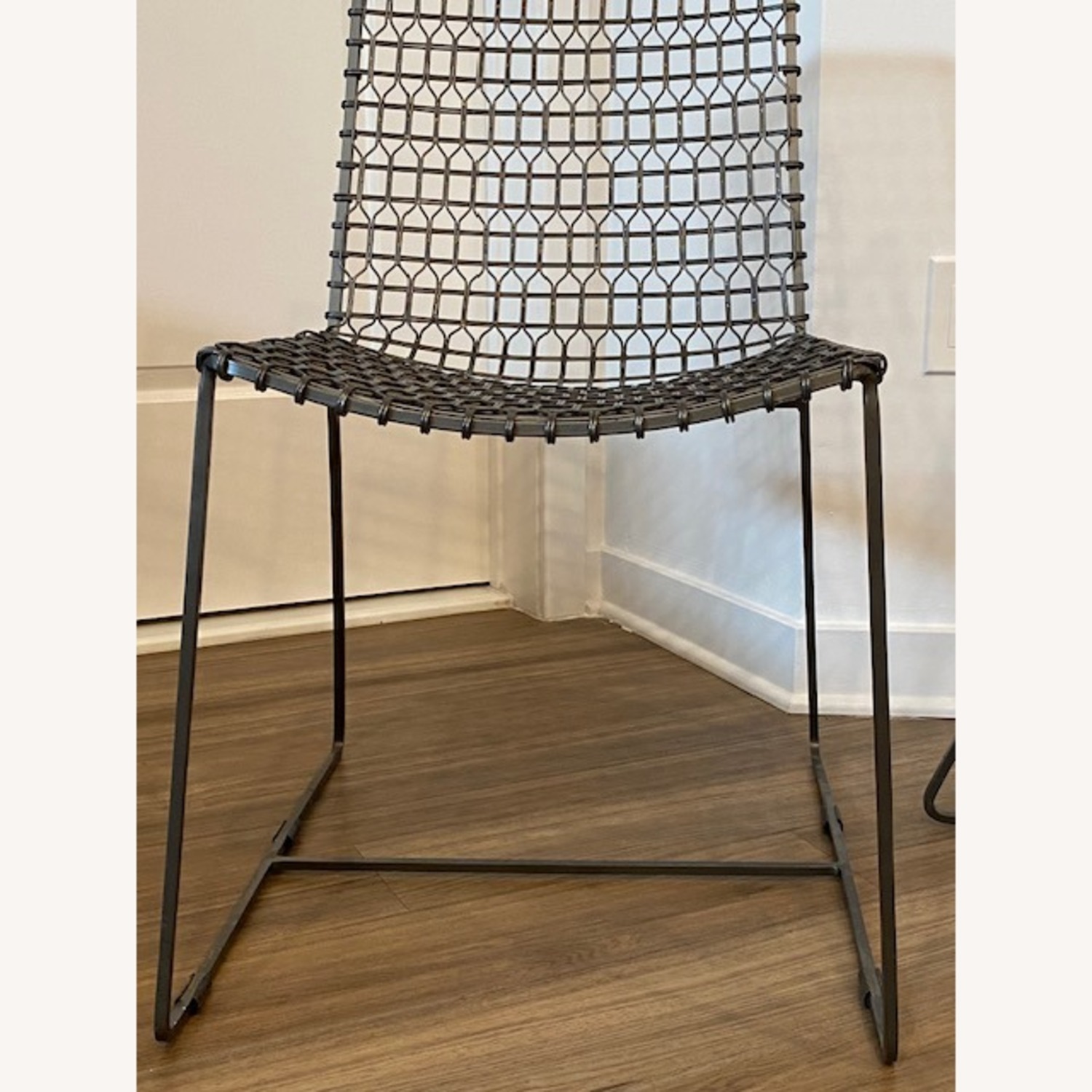 Crate & Barrel Tig Metal Dining Chair - image-3