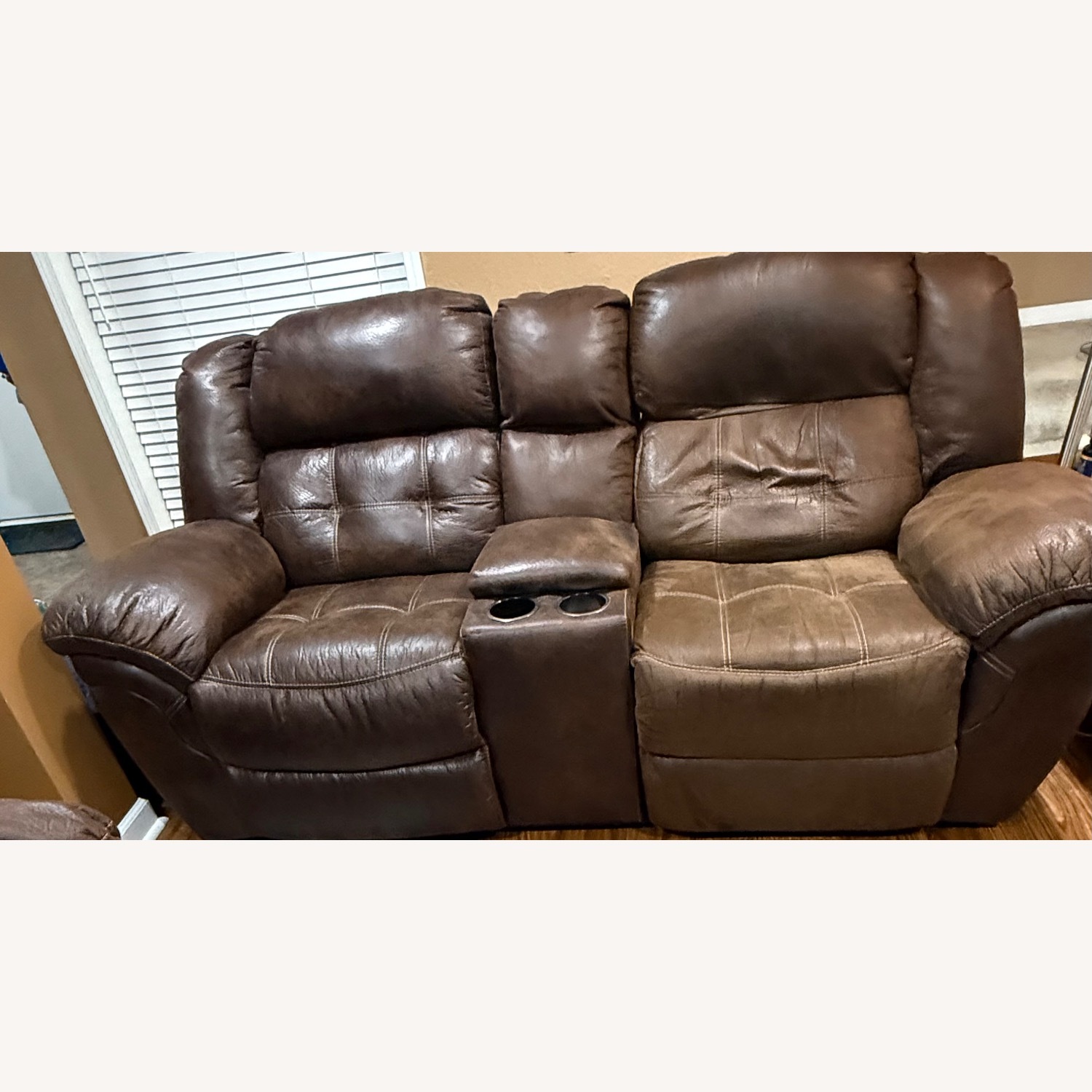 Loveseat Double Recliner - image-1