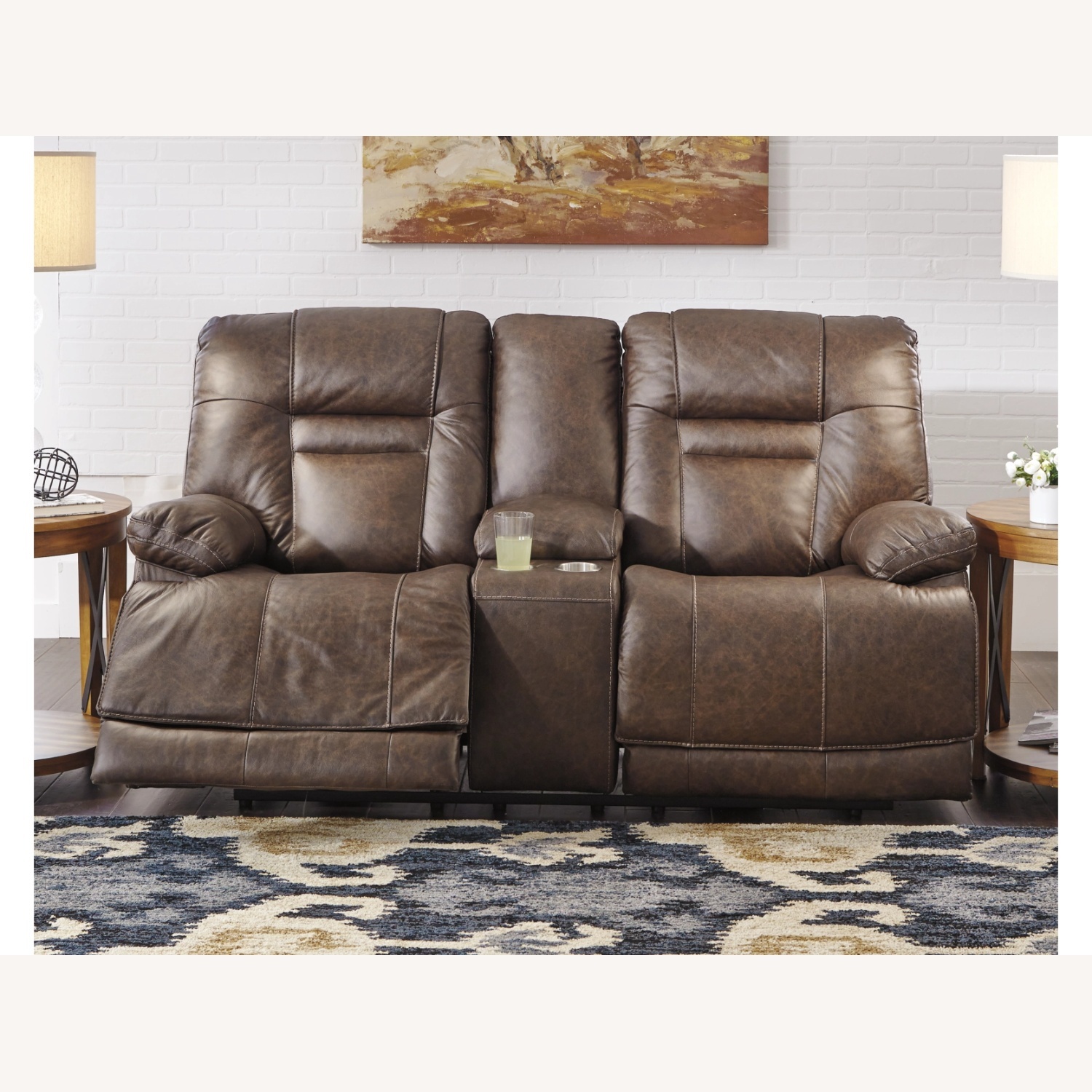 Loveseat Double Recliner - image-5