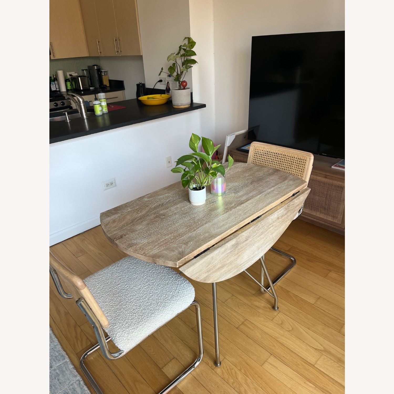 West Elm Jules Drop Leaf Table  - image-3