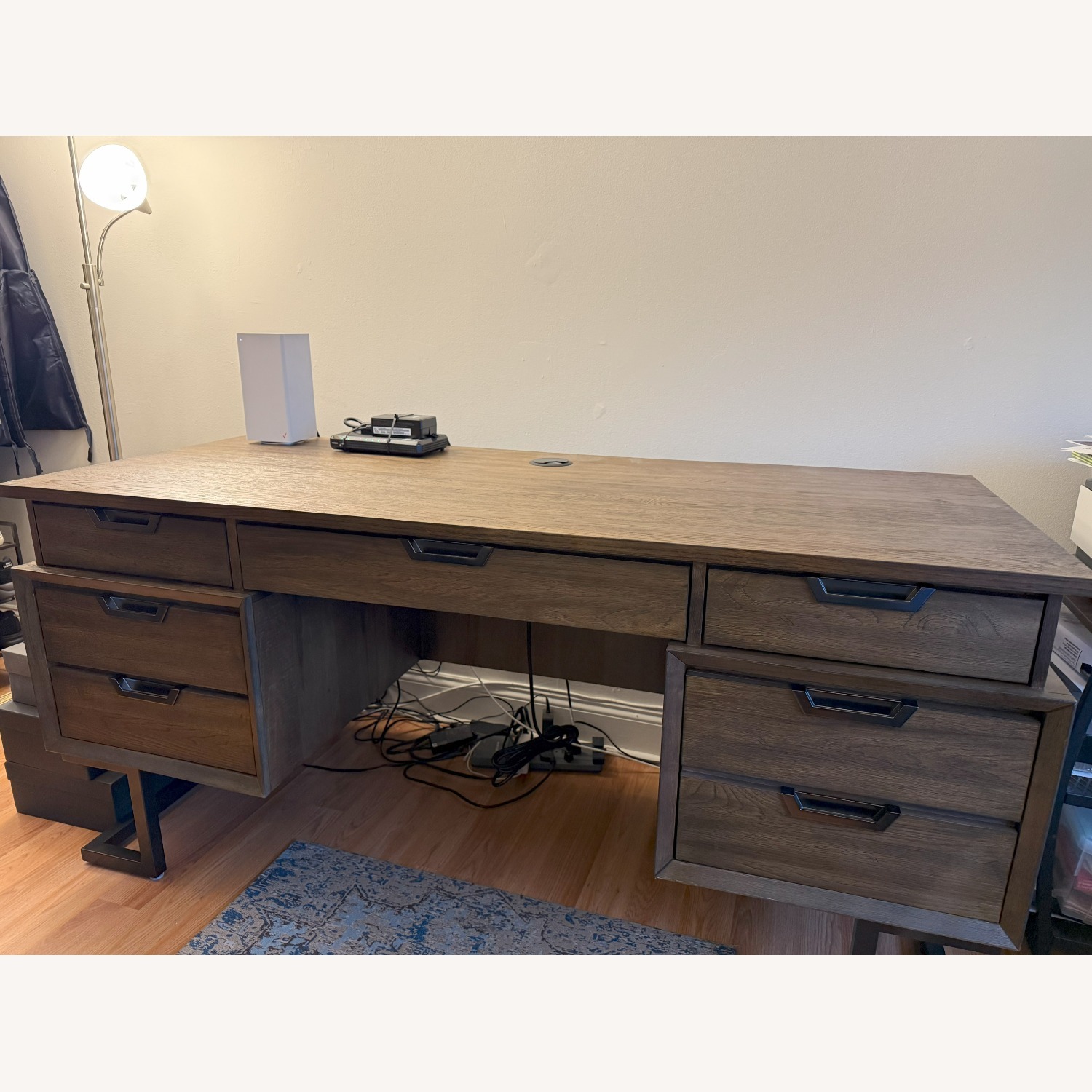 Aspen Home 66" Wood Executive Desk - image-1