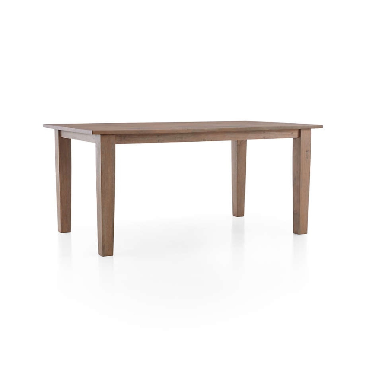 Crate & Barrel Basque Brown Dining Table Set - image-7