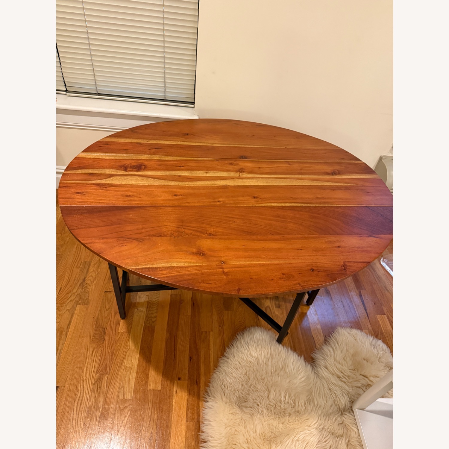 Crate & Barrel Origami Drop Leaf Dining Table - image-1