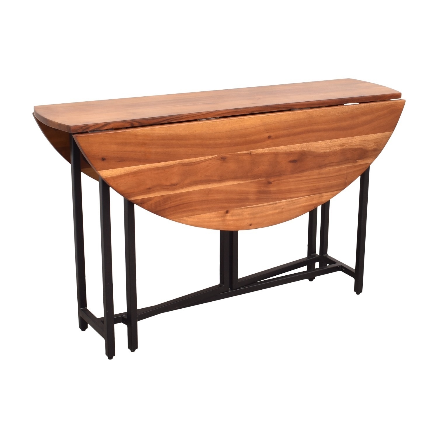 Crate & Barrel Origami Drop Leaf Dining Table - image-5