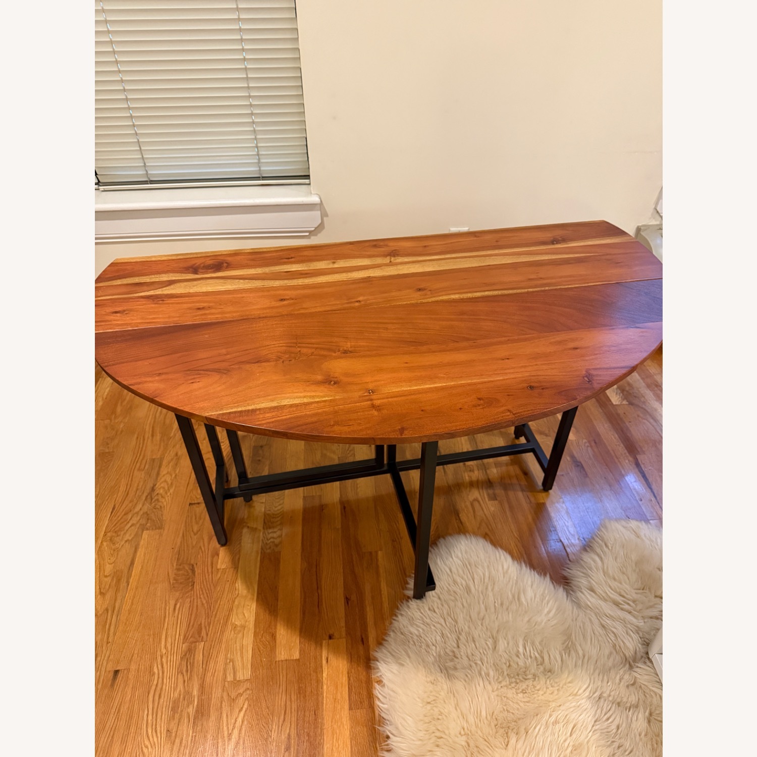 Crate & Barrel Origami Drop Leaf Dining Table - image-3