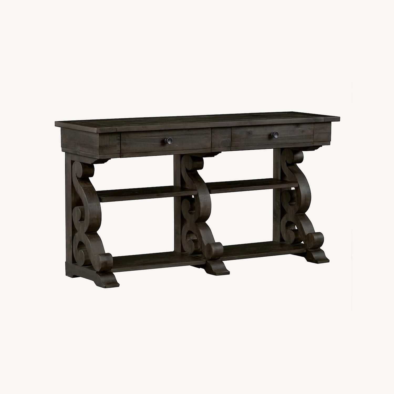 Charthouse Charcoal Sofa Table - image-0