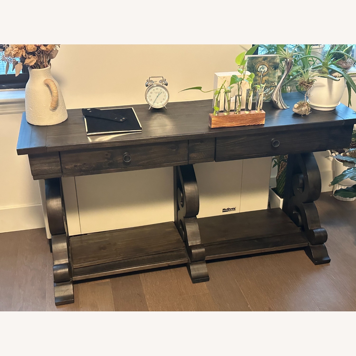 Charthouse Charcoal Sofa Table - image-2