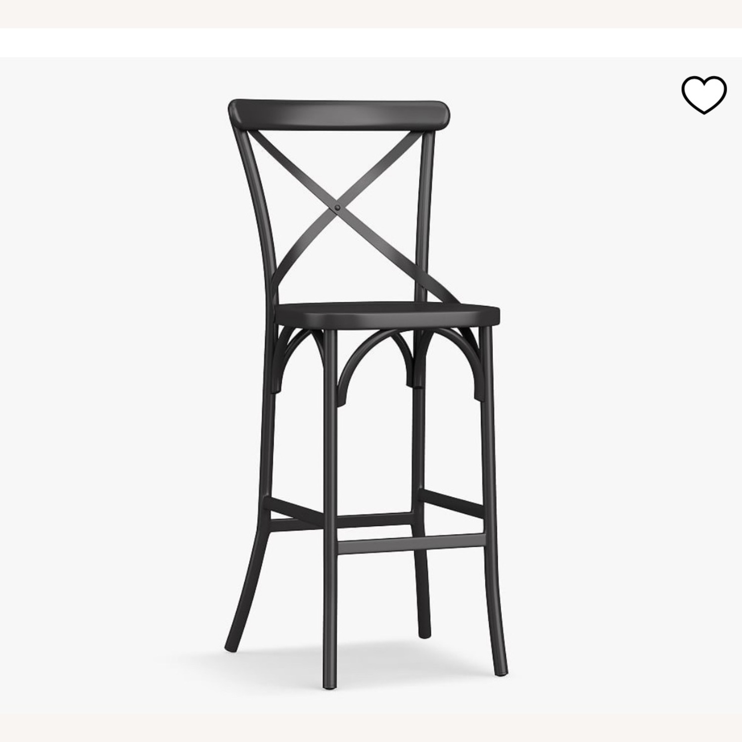 Pottery Barn X-Back Bar Stools - image-2