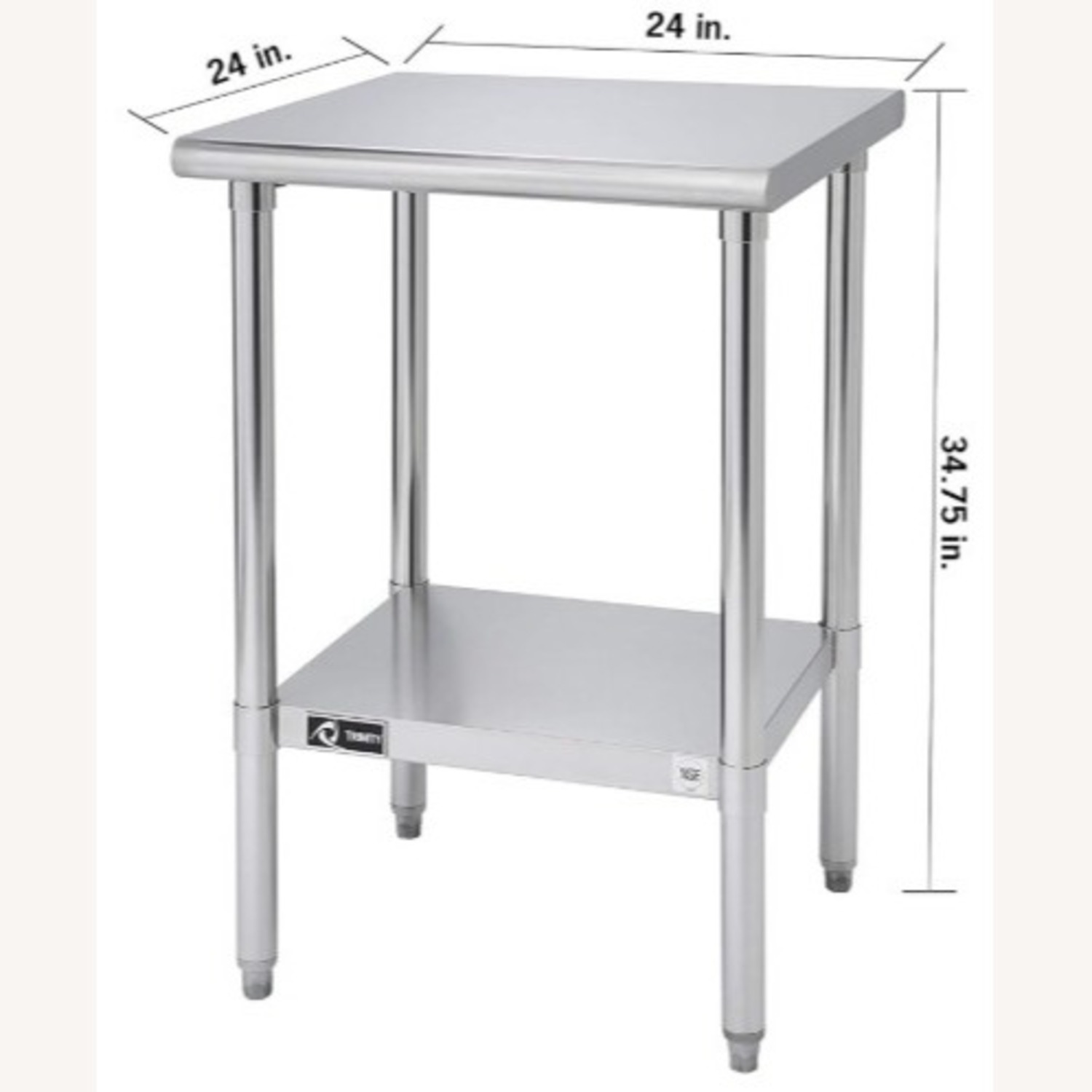 TRINITY Heavy-Duty Stainless Steel Prep Table  - image-2