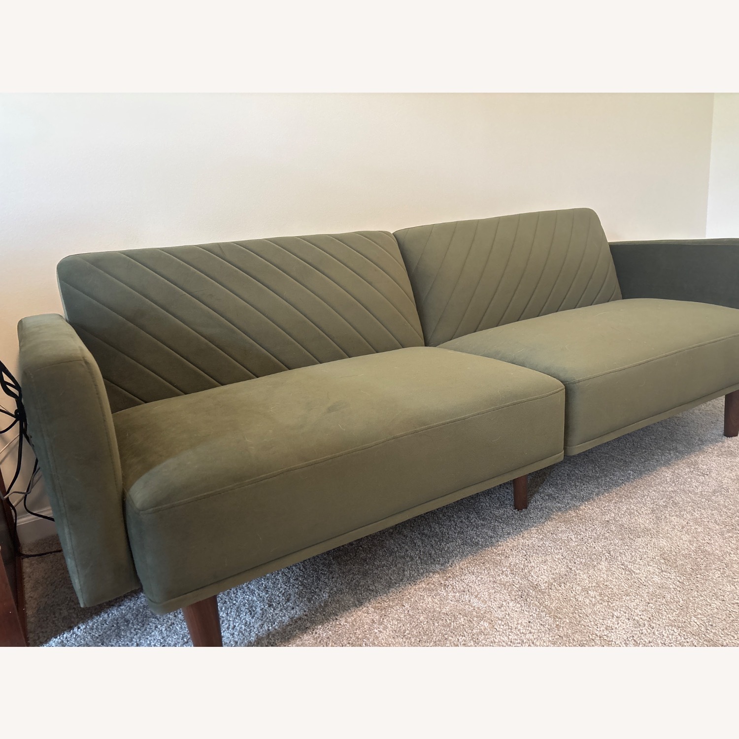 mopio Small Futon Olive Green - image-3