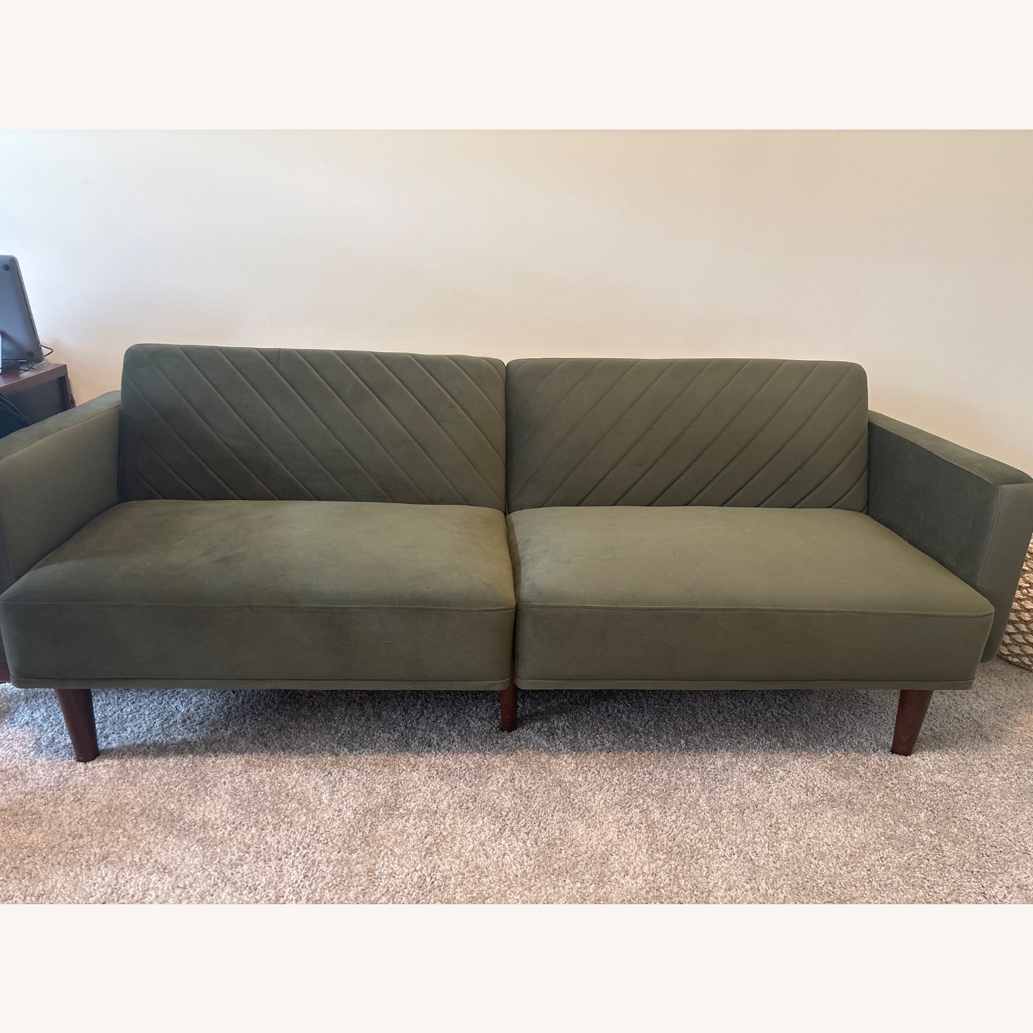 mopio Small Futon Olive Green - image-2