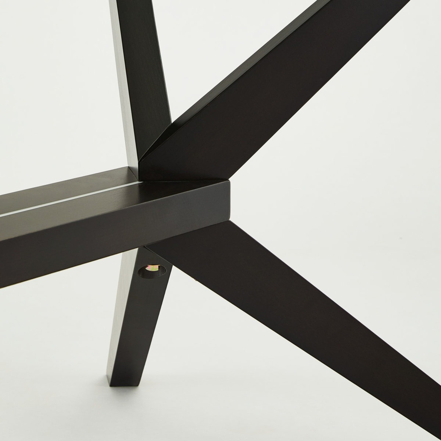 Cuomo Glass Top Solid Wood Base Dining Table - image-4