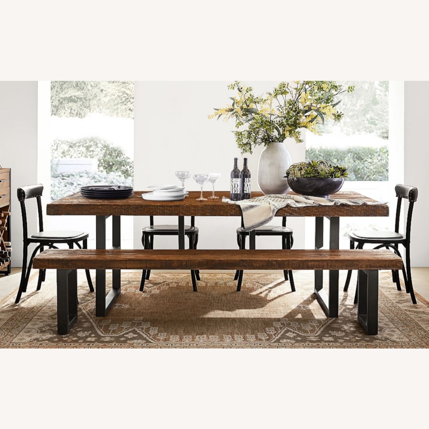 Pottery Barn Reclaimed Wood Table - image-2