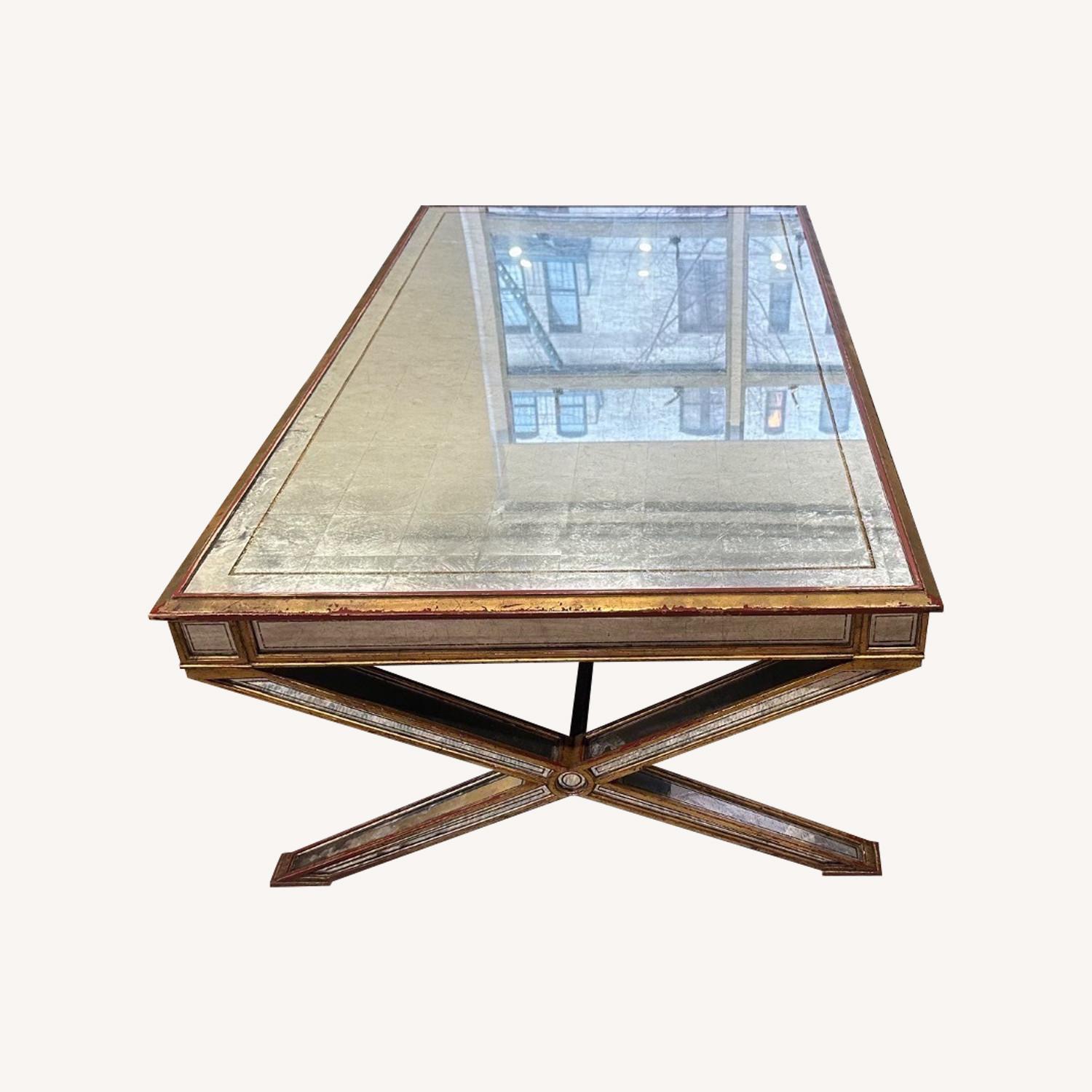 Lillian August Gold Mirrored Coffee Table  - image-0