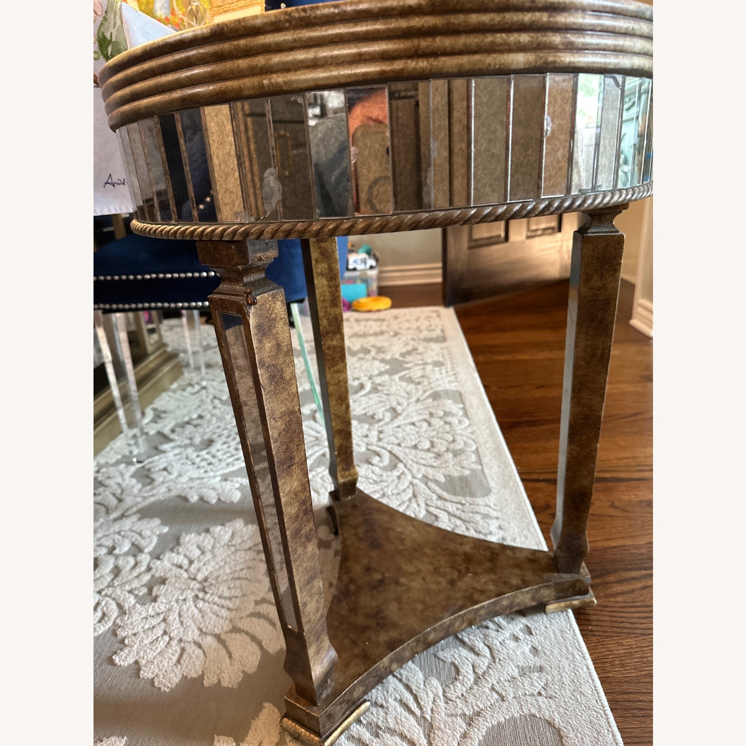 Horchow Champagne Table Ends - image-1